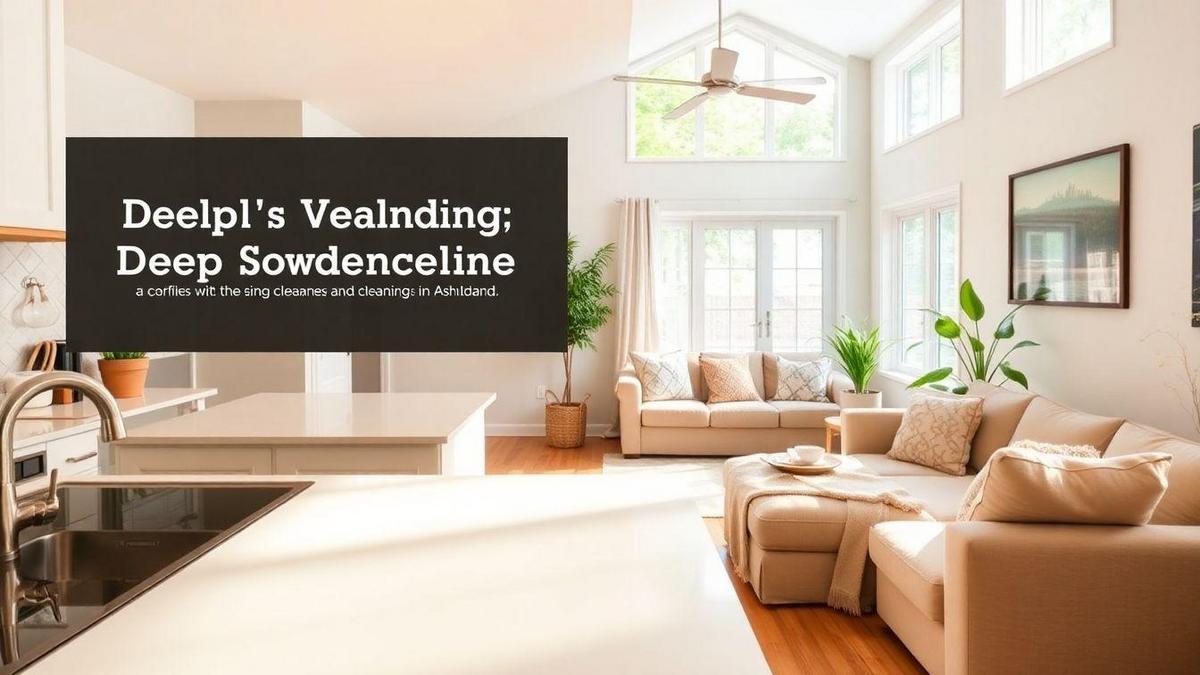 The Benefits of Deep Cleaning for Ashland Homes