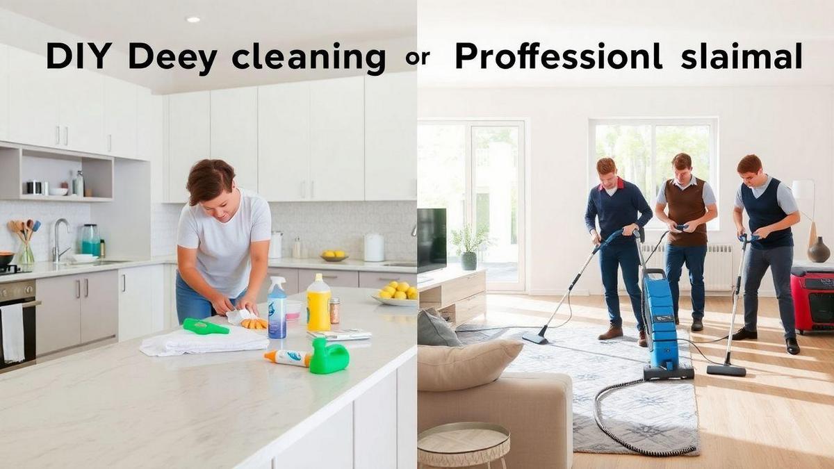 Time Effectiveness: DIY vs. Professional Deep Cleaning